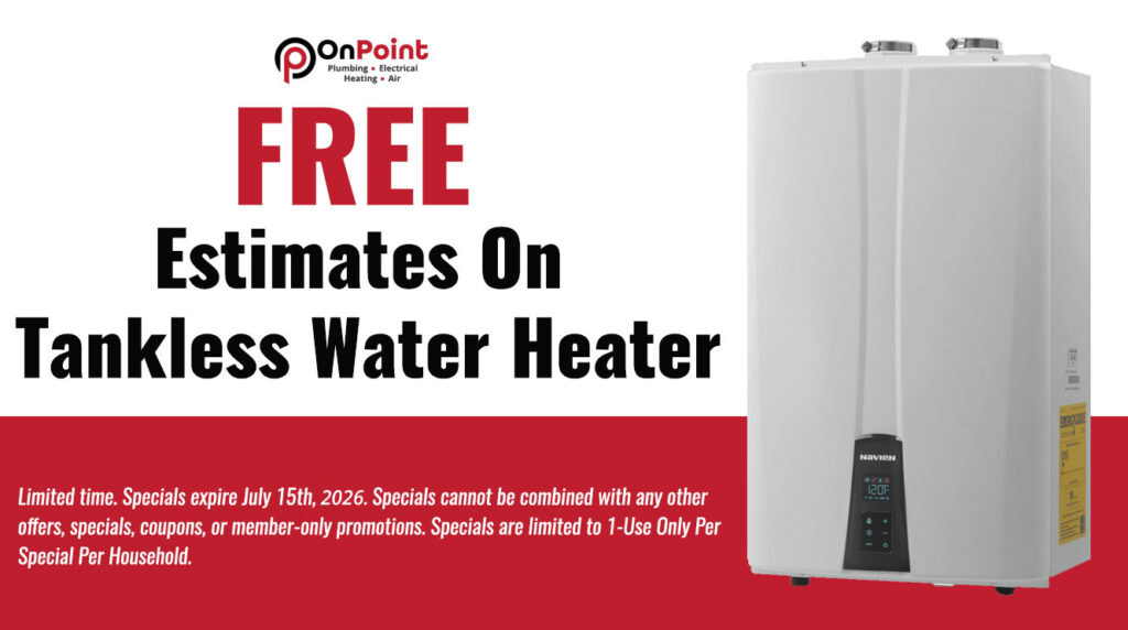 Free estimate on tankless water heater replacement san antonio texas