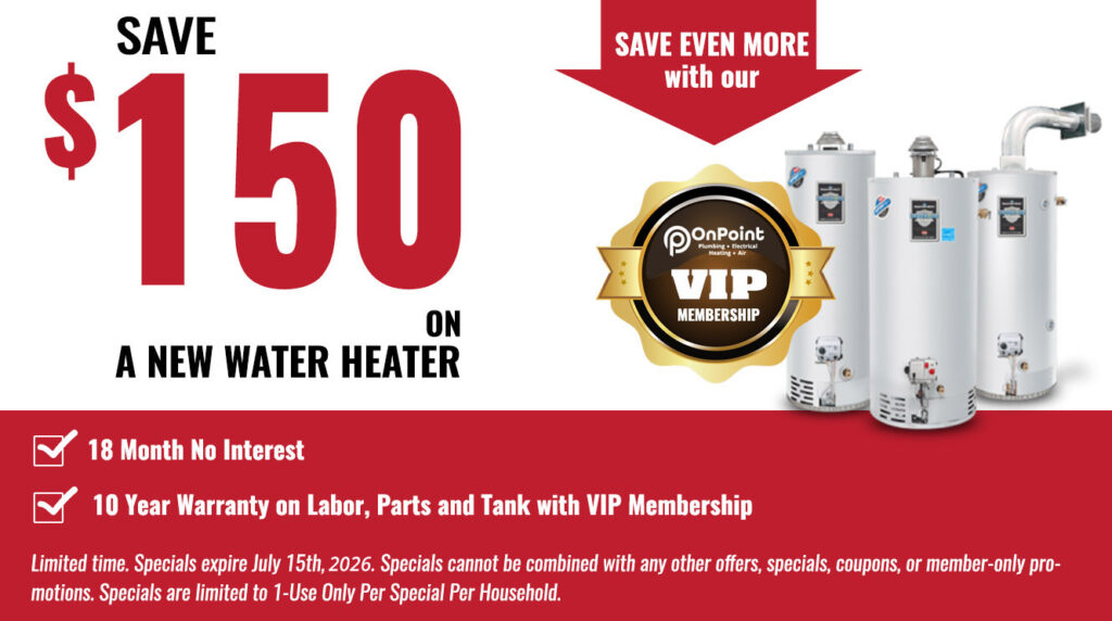 Save $150 Water Heater San Antonio